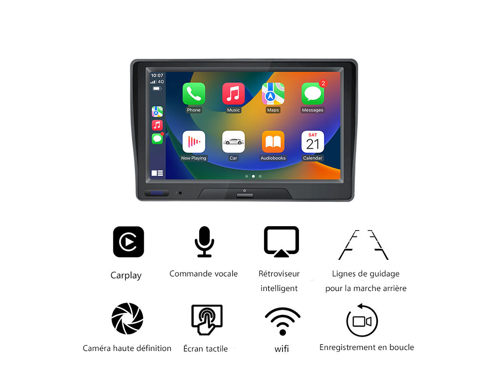 Système de projection sans fil CarPlay pour véhicule