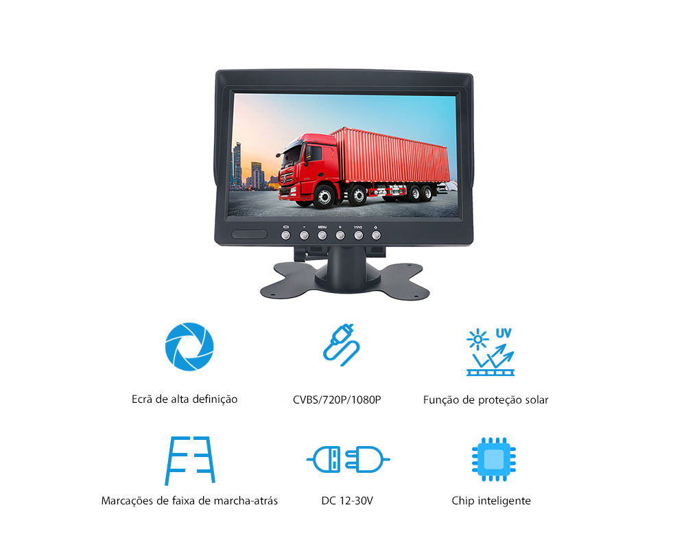 Monitor Interno para Caminhões