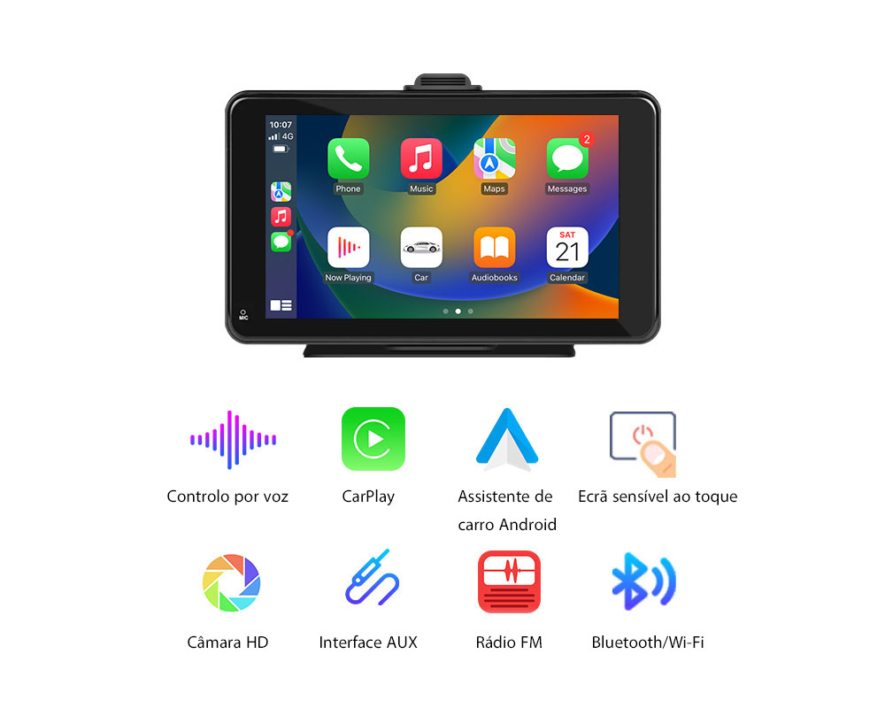 Sistema de Monitor PND CarPlay para Veículos