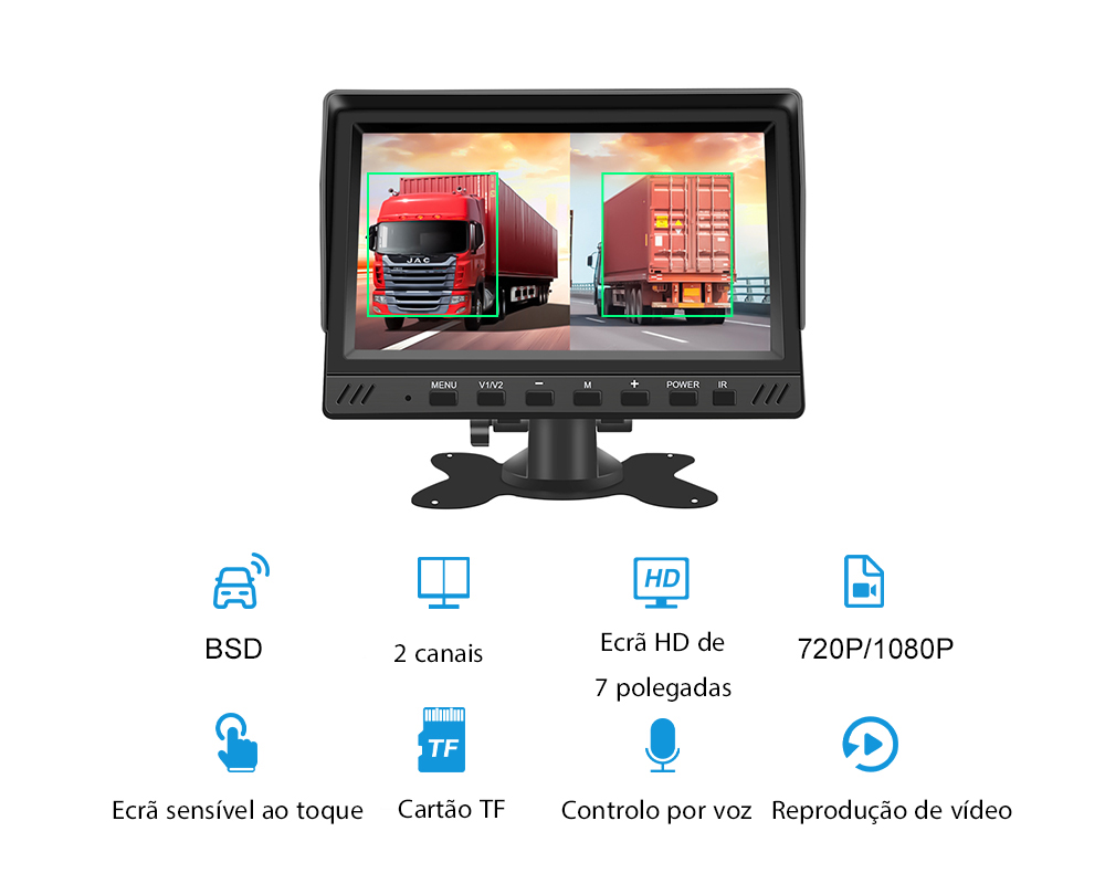 Sistema de Monitoramento de Ponto Cego Lateral para Caminhões Leves