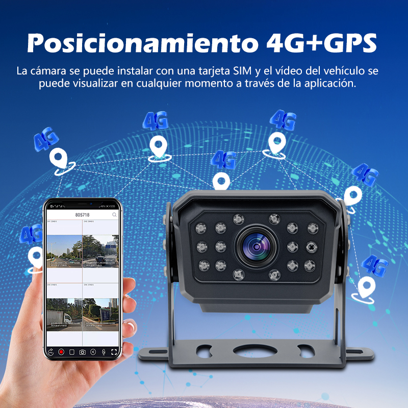 Cámara 1080P con 4G y GPS