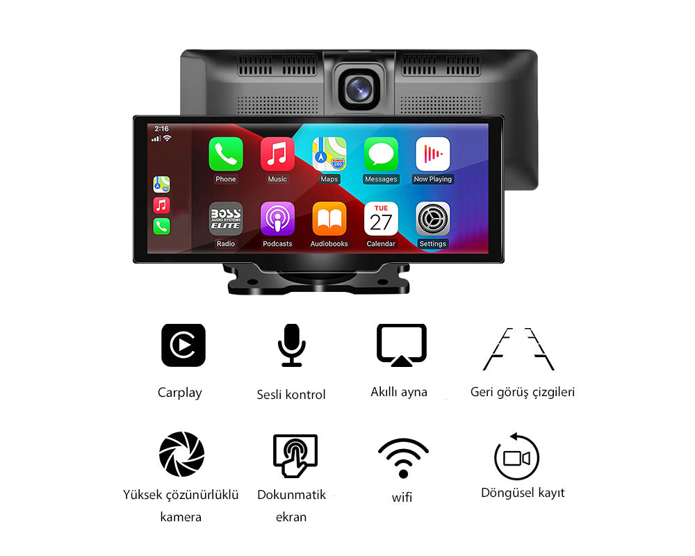 Gösterge Paneli CarPlay Ekran Sistemi