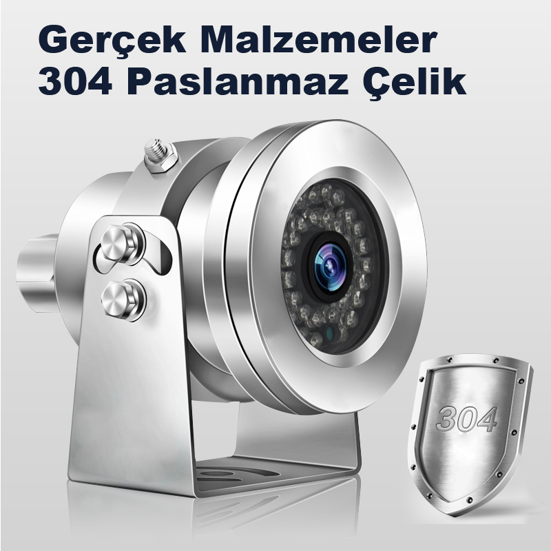 Paslanmaz Çelik Patlamaya Dayanıklı AHD Kamera