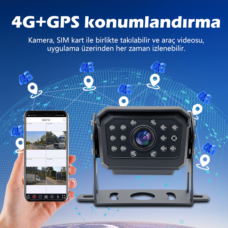 4G GPS 1080P Kamera